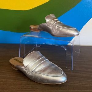 Tahari slip on mules